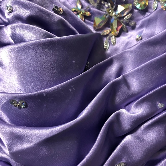 Purple Grad/Prom Dress - EUC - Picture 7 of 8